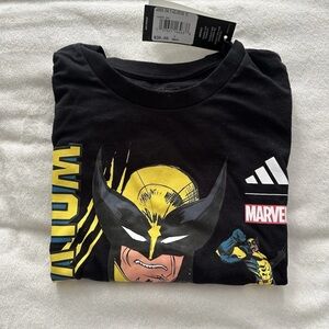 Adidas Black Wolverine Graphic Tee